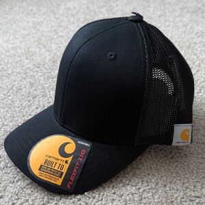 Carhartt Black Flexfit 110 Adjustable Mesh Cap